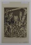 HARRY STERNBERG Group of 7 etchings.